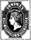 Ceylon postage stamp