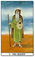 Golden Dawn Tarot card - the Hermit