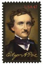 Edgar Allan Poe postage stamp
